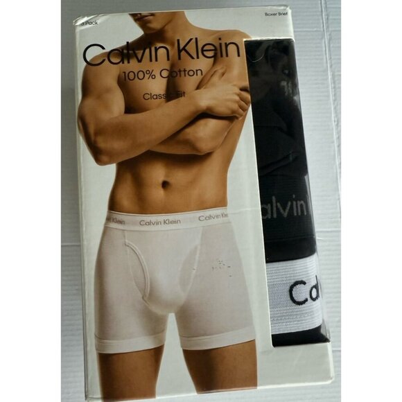 New Men's XL Calvin Klein Assorted Color 5 Pack Cotton Boxer Shorts - Picture 1 of 4
